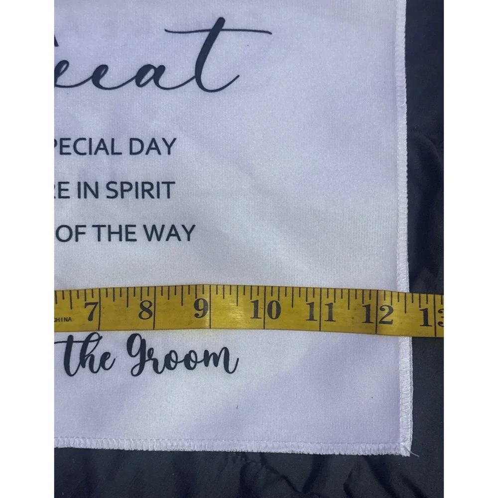 NEW Wedding Memorial Chair Sign Mother of the Groom Save Me a Seat White